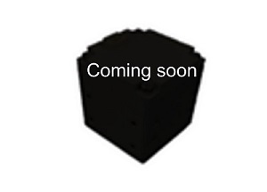 Cubesat向けリアクションホイールのイメージ画像。製品シルエットに"Coming soon"と書かれている。