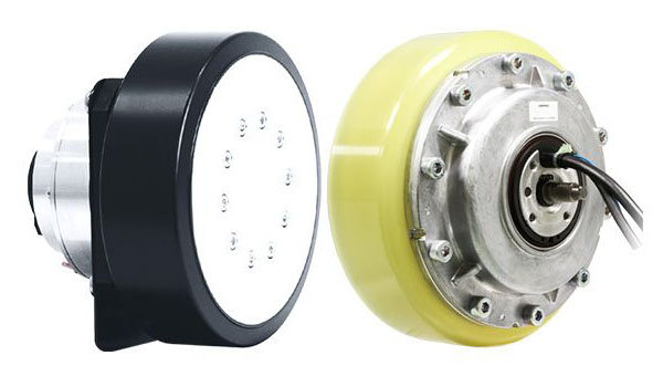 AMR/AGV向け「ASPINA薄型電動ホイール」製品画像